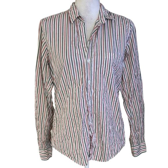 Frank & Eileen Tops - Frank & Eileen Size S Barry Button Front Up Shirt Stripes Striped Long Sleeves